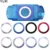 kf-H3ad92f4d7b47479ea5e07513b41765834 Anel Traseiro Colorido de Aço YUXI para PSP 1000 e 2000 – Peça de Reposição da Tampa UMD