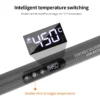 Ferro de solda usb mini pequeno conjunto de ferro de solda portátil doméstico tipo-c interface 600mah bateria temperatura ajustável