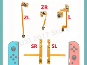 Peças de Reparo para Joy-Con – Cabos Flexíveis dos Botões SL/SR/ZL/ZR/L e Volume para Nintendo Switch