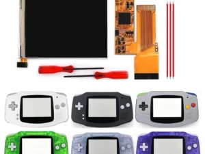 kf-S14b32edfb38a4699a5fd41ffa8666f5bF Kit upgrade Carcaça + Tela LCD IPS V2 de 3,2 (Maior que o original) GameBoy Advanced