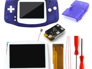 kf-S2327e5e358ec49bc95cb829baceb0af1V Kit carcaça + Bateria + Tela 3.0'' V5 Para Gameboy Advance