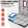 Para NDS GBC GBA, Estojo Premium Magnético para Cartuchos de Jogo