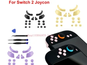 Conjunto de Botões de Substituição para Nintendo Switch 2 (NS2) – ABXY/Home/Release/Gatilhos – Peças de Reparo DIY para Joy-Con