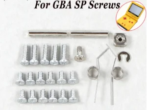 kf-S3eed801cd8a04ee0bf3cefc6bf4637b3G Conjunto de Parafusos, Molas e Tampas de Borracha para GBA SP – Peças de Reposição