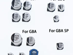 kf-S42b908e2952d48d28757b4b7ee59af7aP Conjunto de Capacitores Eletrolíticos de Alumínio para Reparo de Placa-Mãe – Game Boy (GBA/GBA SP/GBC/GBP)