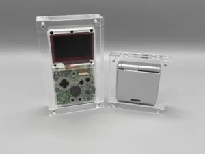 kf-S45190fcc5f9a42f5812c259022bcf085M Caixa de Exibição de Acrílico de Alta Transparência com Tampa Magnética para Console Game Boy Advanced SP GBASP, Acessórios para Armazenamento
