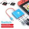 kf-S49d1f613fe8f409e8c0deed31bd7ea5dp Adaptador HDMI 4K Estação de Acoplamento para Nintendo Switch OLED Estação de Carregamento com Porta USB 3.0 Tipo C e Saída HDMI