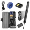 Ferro de solda usb mini pequeno conjunto de ferro de solda portátil doméstico tipo-c interface 600mah bateria temperatura ajustável