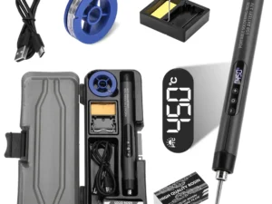 kf-S6383b6bc21774e6c90c1b7bf51853b05M Ferro de solda usb mini pequeno conjunto de ferro de solda portátil doméstico tipo-c interface 600mah bateria temperatura ajustável