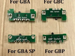 kf-S70794504b0e0486b982f1e95c15e47fai 1/2PC Botão de Liga/Desliga para Consoles de Jogos GBA GBC GBP GBA SP, GameBoy Advance SP, Color Pocket Console