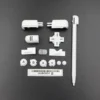 kf-S71dc0190b1b8426d936007be22b174ecX Botões de Substituição para Console de Jogos DS Lite, incluindo A B X Y L R, D-Pad, Tecla Cruzada e Caneta Stylus
