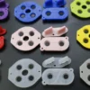 Conjunto de Adesivo Condutor e Teclado de Borracha de Silicone para Game Boy Classic GB DMG
