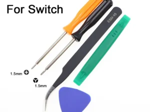 Kit de Chaves 5 em 1 para Switch - Phillips e Tri-wing - Reparo de Joy-Con e Console