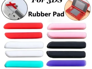 Tampas de Borracha Antipoeira para Parte Traseira do 3DS – 1/2 Pares, Acessórios de Substituição da Carcaça Inferior