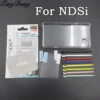 kf-S9e4ddba03c79461494b689b8216cd85a7 Conjunto de Capa de Cristal + Película para Tela Superior/Inferior + Caneta Stylus para Nintendo DSi – Acessório de Proteção