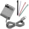 kf-Sa9ef184c96b44fd0bd2f0654d0e1aaacH Kit de carregador DS Lite, carregador adaptador de alimentação CA e caneta stylus para sistemas Nintendo DS Lite