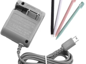 kf-Sa9ef184c96b44fd0bd2f0654d0e1aaacH Kit de carregador DS Lite, carregador adaptador de alimentação CA e caneta stylus para sistemas Nintendo DS Lite