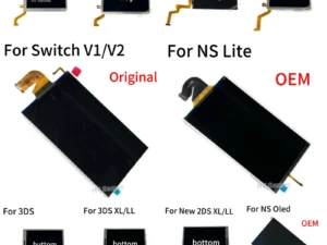 Tela LCD de Substituição para Nintendo Switch Lite, 3DS, 2DS XL/LL – Peça de Reparo