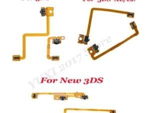 1 Conjunto Cabo Flexível de Botão L/R para 3DS, 3DS XL/LL e New 3DS – Peça de Substituição