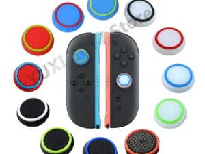 Peças Tampa de Silicone Luminosa de Duas Cores para Controle do Switch 2 – Capa de Haste
