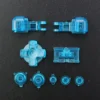 Para gameboy advance sp conjunto completo de botões para gba sp a b l r d-pad selecione iniciar ligar/desligar volume chave substituição ﻿