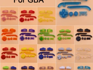 kf-Sbe3d7880ae784b6c913c8bfc0a1a3a266 Conjuntos de Botões de Substituição para GBA – A/B/L/R/D-Pad e Liga/Desliga