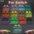 kf-Sc9e00bb94f174235820647bdbb5708744 Conjunto Completo de Botões Soft Touch Rosa Sakura para Switch Joy-Con – ABXY, Direcionais, Gatilhos L/R/ZL/ZR/SL/SR com Ferramentas