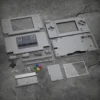 Carcaça Completa de Substituição para Nintendo DS Lite, Capa com Botões e Lente de Tela para NDSL - SFC SNES Classic