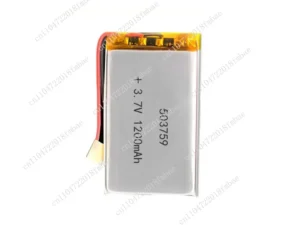 bateria de íon de polímero de lítio 3.7V 1200mAh 503759