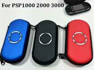 Capa Protetora Portátil com Estojo Rígido para Console PSP 1000, 2000, 3000 e PSP Go – Bolsa de Transporte Universal