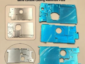 Placa de Alumínio para Dissipação de Calor Interna para Consoles Switch/NS Lite/NS OLED - Peça de Reposição para Reparo