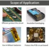 Fita kapton de 5-40mm, fita adesiva isolante de poliimida, loteптоновы©, fita térmica para proteção de placa