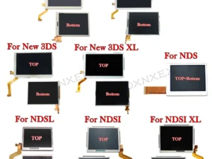 Peças de reposição superior inferior e superior inferior tela lcd para nintend ds lite/nds/ndsl/ndsi novo 3ds ll xl para nintend switch