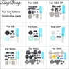 Conjunto Completo de Botões e Almofadas Condutivas para GB/GBA/GBC/GBP/GBA SP/NGC/NDSL – com Ferramentas