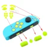 kf-Sf9e2b0e1939644e7bca06668eae6e84a8 Conjunto Completo de Botões Soft Touch Rosa Sakura para Switch Joy-Con – ABXY, Direcionais, Gatilhos L/R/ZL/ZR/SL/SR com Ferramentas