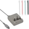 kf-Sfa9940f4fa2943d98799c0a6c74c3784J Kit de carregador DS Lite, carregador adaptador de alimentação CA e caneta stylus para sistemas Nintendo DS Lite