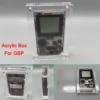 Caixa de Exposição Acrílica com Tampa Magnética para Game Boy Pocket (GBP) – Estojo Protetor de Alta Transparência