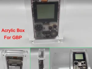 kf-Sfba5c818664c40ad8b967efcd5e2e3e40 Caixa de Exposição Acrílica com Tampa Magnética para Game Boy Pocket (GBP) – Estojo Protetor de Alta Transparência