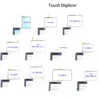 Tela Touch para Nintendo DS/3DS/2DS/Wii U - 1 Peça - Reposição de Digitizador